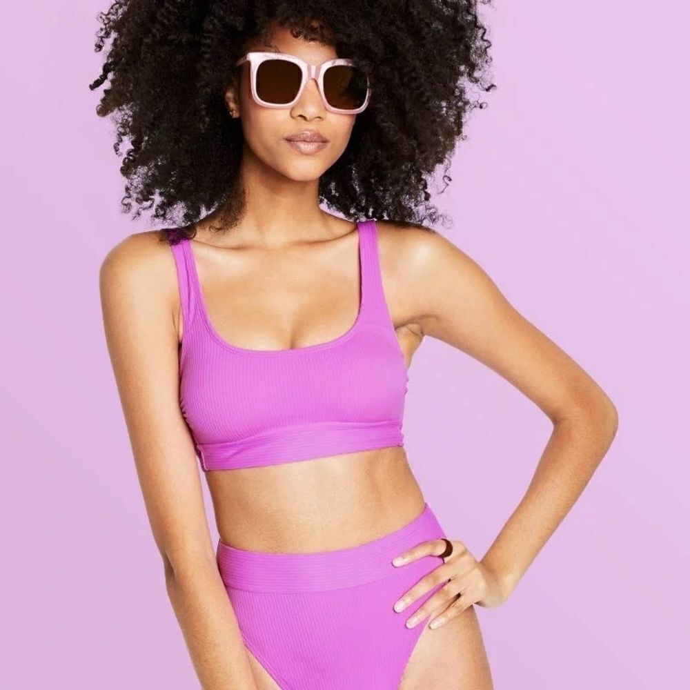 Stoney Clover Lane x Target Ribbed Bralette Bikini Top